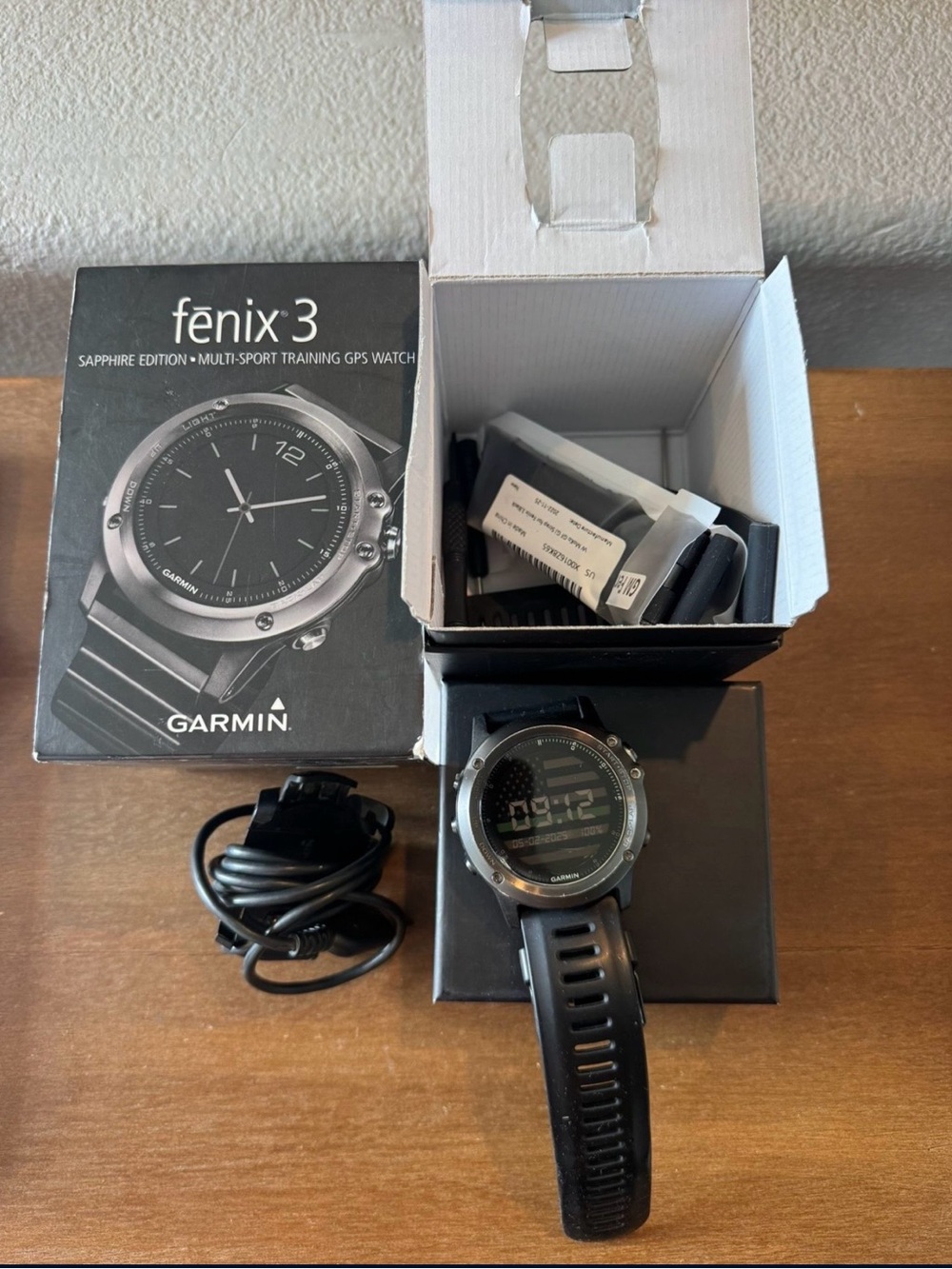 Garmin fenix 3 GPS Sports Watch - Black
